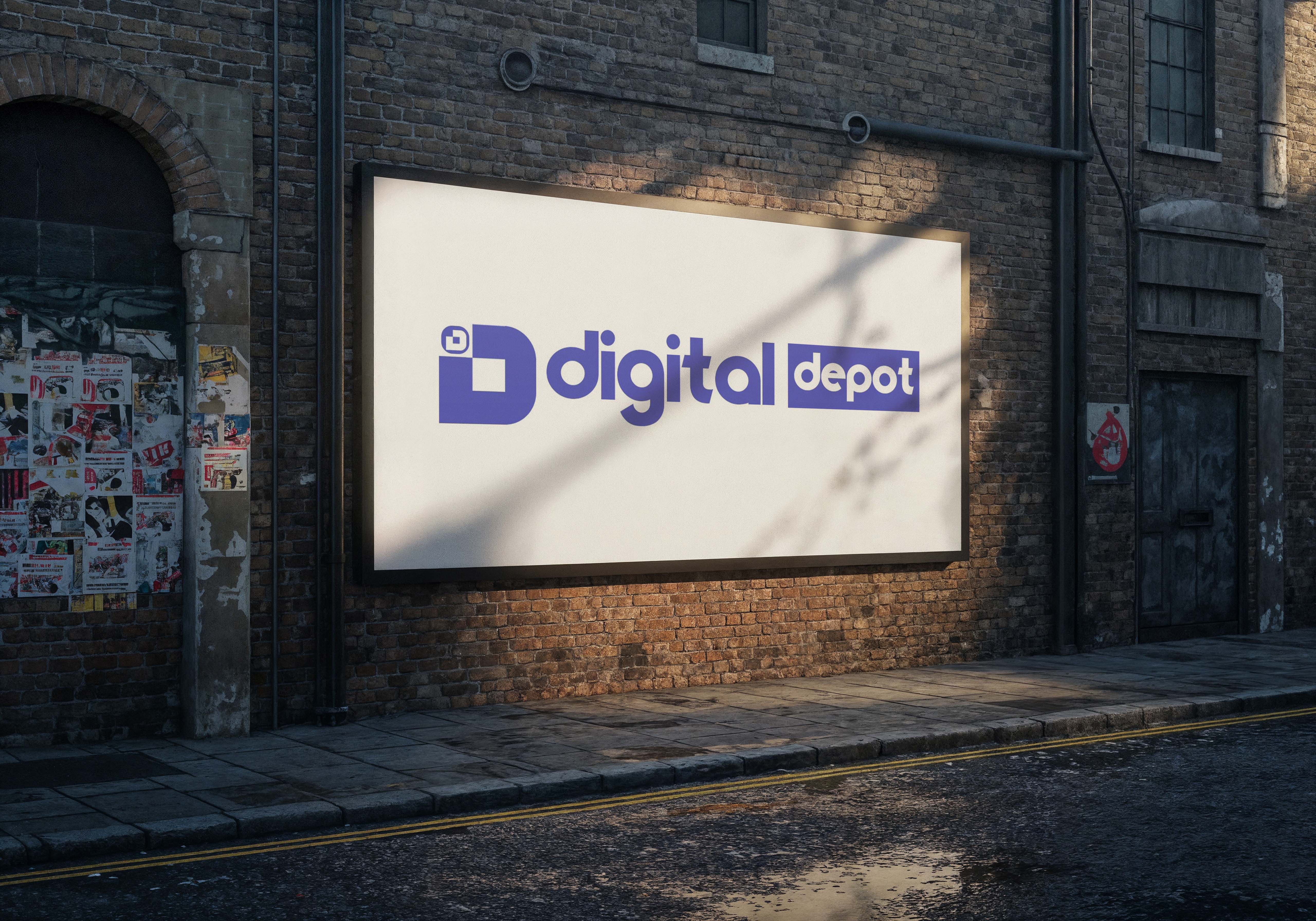 Digital Depot billboard: Refurbished. Refined. Reliable.